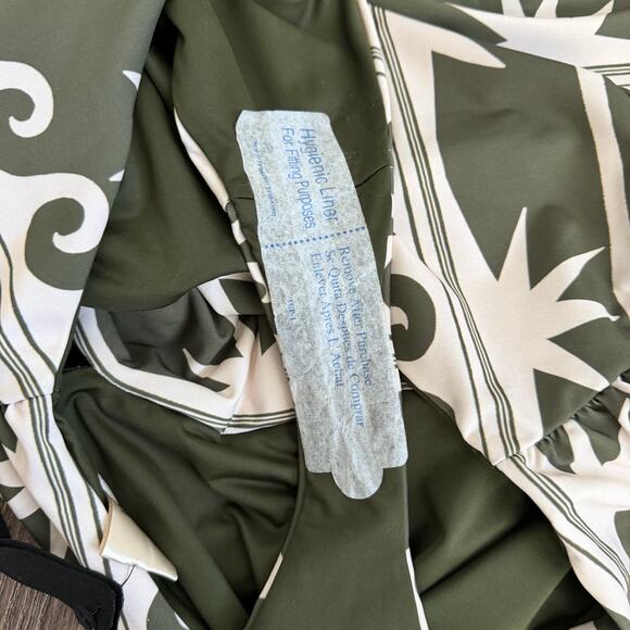 NEW Johanna Ortiz Great Star One Piece Swimsuit in Olive Size XL - Picture 7 of 10